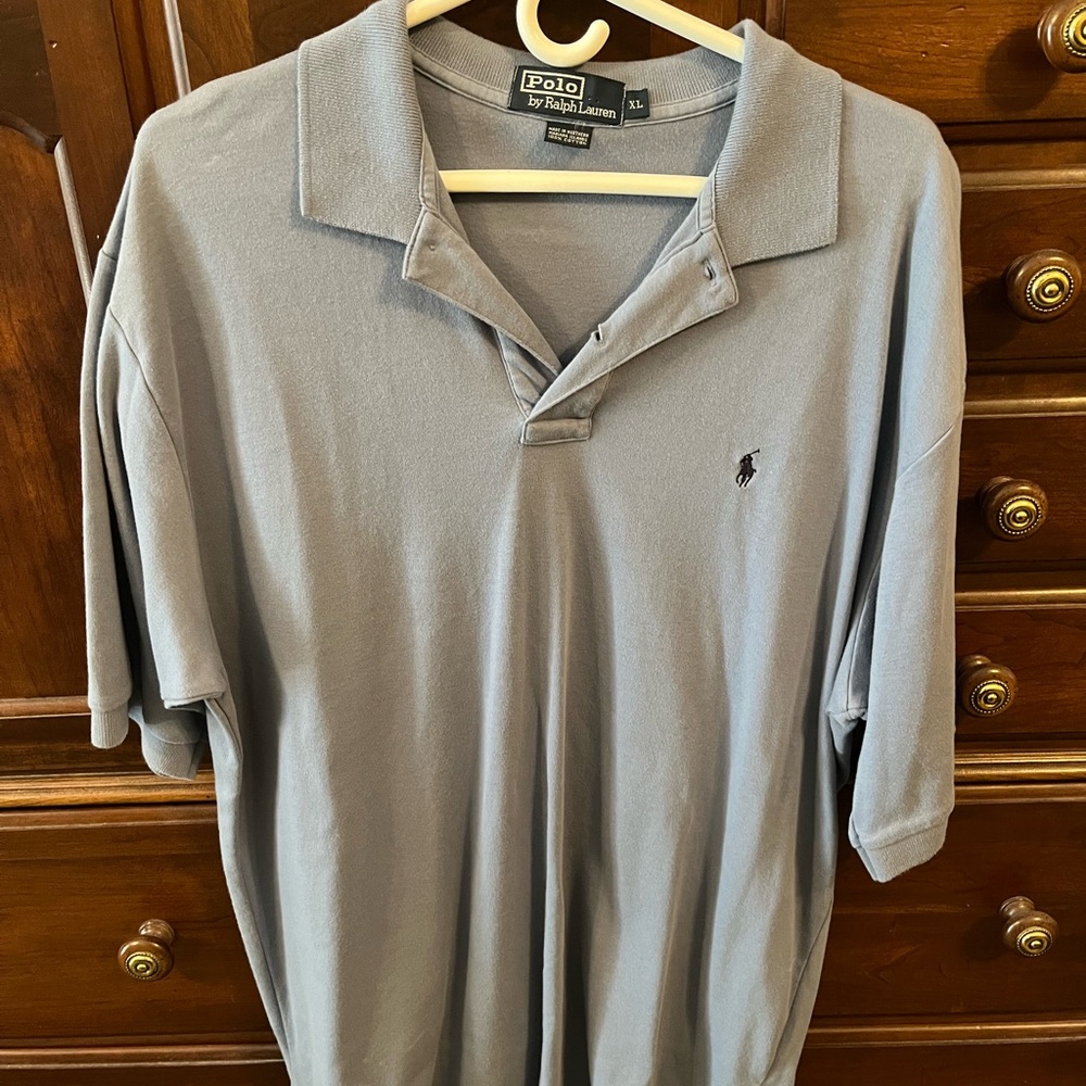 Men’s XL Gray Polo-gently used